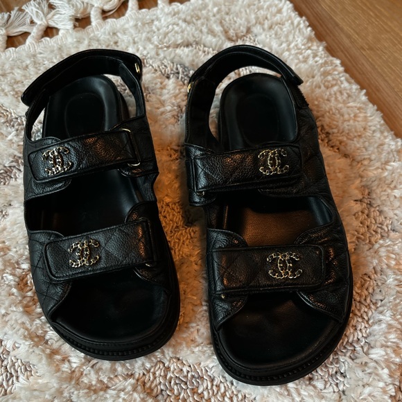 Chanel Dad sandals, EU size 39 - Picture 3 of 7